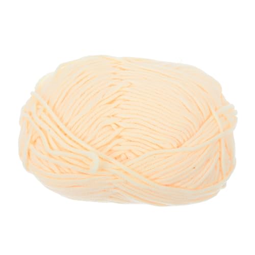 LIFKOME Chunky Baumwollgarn für Stricken Häkeln Weiches Warmes Milchbaumwollgarn Beige Gelb für Schals Mützen und DIY Projekte für Anfänger und Kreative Handarbeiten LIFKOME Chunky Baumwollgarn für Stricken Häkeln Weiches Warmes Milchbaumwollgarn Beige Gelb für Schals Mützen und DIY Projekte für Anfänger und Kreative Handarbeiten von LIFKOME