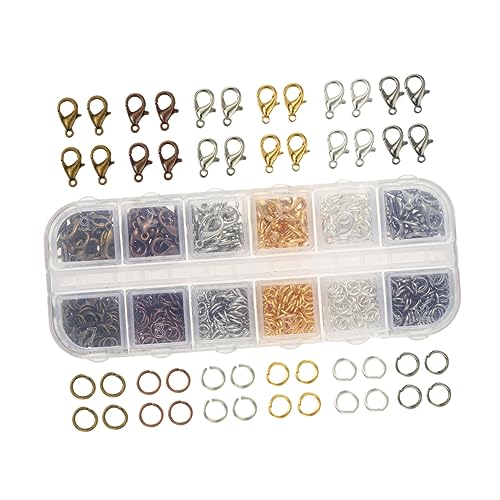 LIFKOME DIY Hummerkrallenverschluss Farben Langlebige Schmuckverschlüsse für Armbänder und Halsketten für DIY Schmuckgestaltung Einfach zu Verwenden Montieren von LIFKOME