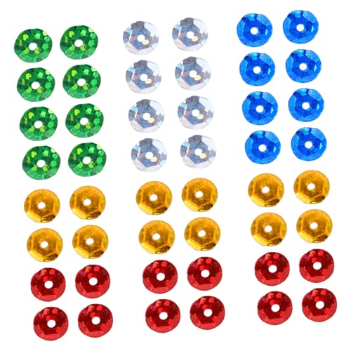 LIFKOME DIY Pailletten Mix Holografische Glitzernde Dekoration für Schmuck Kleidung Bastelmaterialien Plastische Flache Sequins für Handgemachte Accessoires von LIFKOME