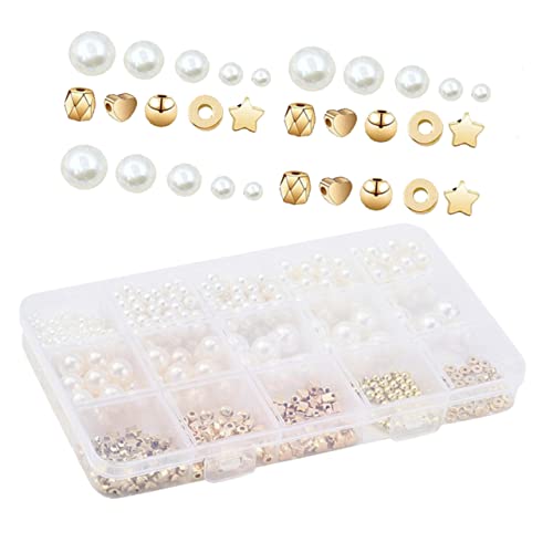 LIFKOME DIY Schmuckset Mit Fünfzackigen Abstandperlen Perlen Für Armbänder Halsketten Und Bastelprojekte Handwerkszubehör Für Schmuckliebhaber LIFKOME DIY Schmuckset Mit Fünfzackigen Abstandperlen Perlen Für Armbänder Halsketten Und Bastelprojekte Handwerkszubehör Für Schmuckliebhaber von LIFKOME