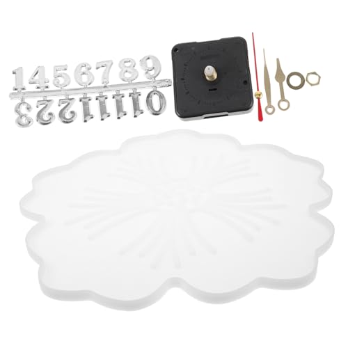 LIFKOME DIY Silikon Uhr Gießform Blumenform Wanduhr Bastelset Kompatibel mit Epoxidharz Kreative Gestaltung mit Getrockneten Blumen für Einzigartige DIY Wanddekoration LIFKOME DIY Silikon Uhr Gießform Blumenform Wanduhr Bastelset Kompatibel mit Epoxidharz Kreative Gestaltung mit Getrockneten Blumen für Einzigartige DIY Wanddekoration von LIFKOME