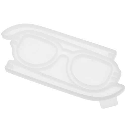 LIFKOME DIY Silikonform für Brillen Epoxidharz Gießform für Kreative Tischdekoration Langlebig und Praktisch für Handwerksprojekte Weiße Silikonform für Eyewear Dekoration von LIFKOME