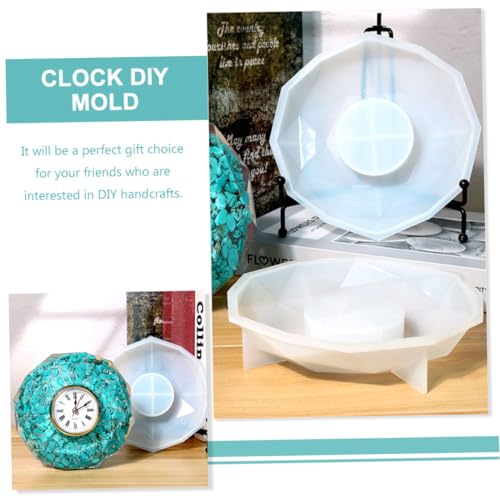 LIFKOME DIY Silikonform für Polygon uhr mit Glatter Flexibler Oberfläche Wiederverwendbar und Antihaftbeschichtet für Epoxidharz Gießen und Kreative Bastelprojekte LIFKOME DIY Silikonform für Polygon uhr mit Glatter Flexibler Oberfläche Wiederverwendbar und Antihaftbeschichtet für Epoxidharz Gießen und Kreative Bastelprojekte von LIFKOME