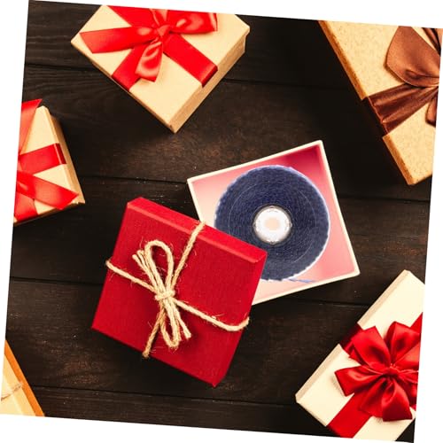 LIFKOME Dekoratives Geschenkband mit Pentagrammprägung Glänzendes Blaues Party deko band Vielseitiges Bastelband für Geburtstags Feiertagsverpackungen von LIFKOME