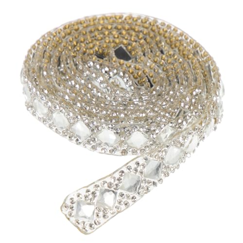 LIFKOME Dekoratives Strassband Breit Hochtemperatur Heißkleber Glitzerndes Bastelband für Kleidung Kostüm Verzierung Gürtel Schuh Taschen Zubehör LIFKOME Dekoratives Strassband Breit Hochtemperatur Heißkleber Glitzerndes Bastelband für Kleidung Kostüm Verzierung Gürtel Schuh Taschen Zubehör von LIFKOME