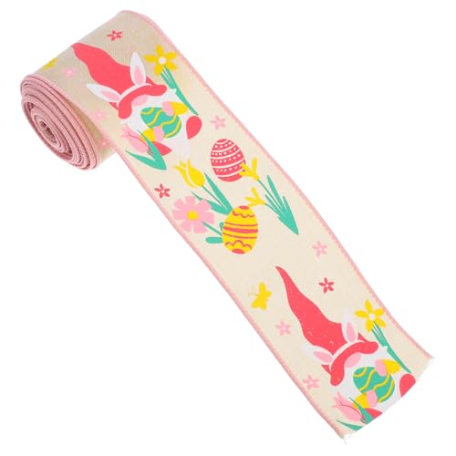 LIFKOME Drahtkanten Geschenkband Ostern Breit Langlebiges Stoffband zum Basteln Dekorieren Geschenkverpackung und DIY für Festliche Anlässe LIFKOME Drahtkanten Geschenkband Ostern Breit Langlebiges Stoffband zum Basteln Dekorieren Geschenkverpackung und DIY für Festliche Anlässe von LIFKOME