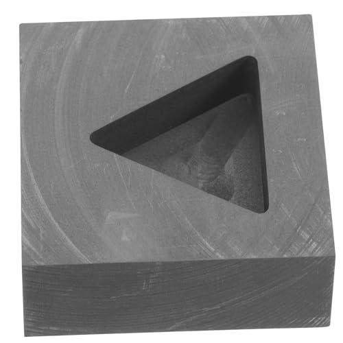 LIFKOME Dreieckiger Graphit Gießform Metall Schmelzform Metallgießen DIY Metall Schmelzform für Kleine Volumen Gold Silber Schmuckguss Wissenschaftliches Lehrwerkzeug Langlebig und LIFKOME Dreieckiger Graphit Gießform Metall Schmelzform Metallgießen DIY Metall Schmelzform für Kleine Volumen Gold Silber Schmuckguss Wissenschaftliches Lehrwerkzeug Langlebig und von LIFKOME