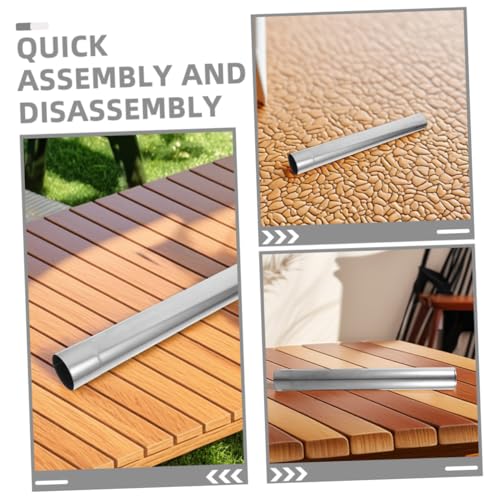 LIFKOME Edelstahl Schornsteinverlängerung für Holzofen Outdoor Camping Ofen Rauchrohr Flammenschutz Robust Hitzebeständig Einfache Montage Geeignet für Holz Campingöfen von LIFKOME