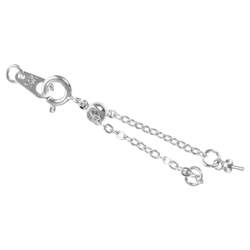 LIFKOME Einstellbare Verlängerungskette Mit Karabinerverschluss Für Schmuckherstellung Ca Platinbeschichtet Für DIY Halsketten Und Armbänder Schmuckzubehör von LIFKOME