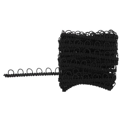 LIFKOME Elastischer Knopfschlaufenbesatz: 5 Meter Dekoratives Spitzenband Für Nähprojekte, Brautkleid-accessoires, Diy-bastelbedarf, Kleidungsstücke von LIFKOME