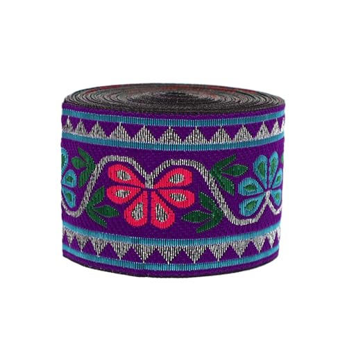 LIFKOME Ethnisches Jacquard webband Breit Polyester dekorborte für DIY Kleidung Vorhänge Tischdecken Vielseitiges Schmuckband für Näh Bastelprojekte LIFKOME Ethnisches Jacquard webband Breit Polyester dekorborte für DIY Kleidung Vorhänge Tischdecken Vielseitiges Schmuckband für Näh Bastelprojekte von LIFKOME