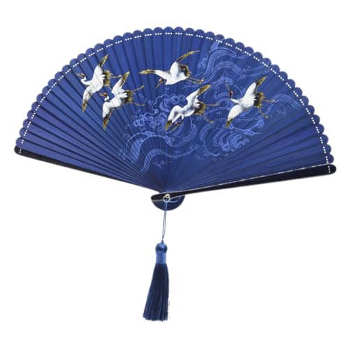 LIFKOME Faltbarer Handfächer im Antiken Chinesischen Stil Dekorativer Tragbarer Handheld Fächer für Tanz Fotografie Sommerreisen und Hochzeiten als Accessoire und von LIFKOME