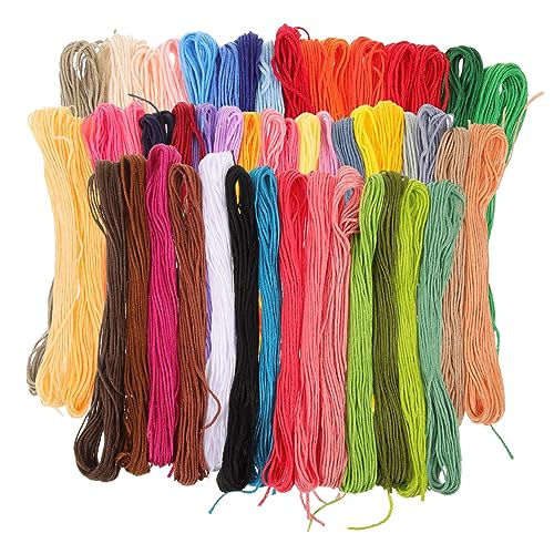 LIFKOME Farben Baumwoll Stickgarn Set für DIY Kreuzstich Handarbeit Stickfäden Kit für Anfänger und Bastler für Dekorative Armbandgestaltung und Heimdekoration LIFKOME Farben Baumwoll Stickgarn Set für DIY Kreuzstich Handarbeit Stickfäden Kit für Anfänger und Bastler für Dekorative Armbandgestaltung und Heimdekoration von LIFKOME