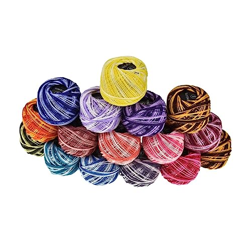 LIFKOME Farben Kreuzstich Garnset Bunter Stickfaden für DIY Handarbeiten für Schmuck Geschenkverpackungen Kreative Projekte Hochwertiger Tragbarer Nähfaden von LIFKOME