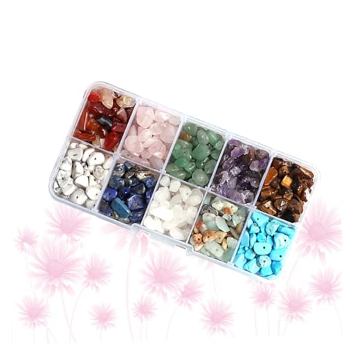 LIFKOME Farbiges DIY Schmuck Spacer Perlen mit Fächern pro Fach Bunte Zerkleinerte Naturstein Splitter für Armbänder Halsketten Schmuckherstellung LIFKOME Farbiges DIY Schmuck Spacer Perlen mit Fächern pro Fach Bunte Zerkleinerte Naturstein Splitter für Armbänder Halsketten Schmuckherstellung von LIFKOME