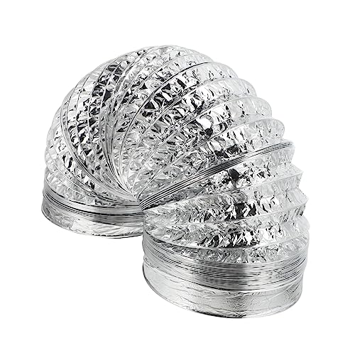 LIFKOME Flexibler Aluminiumfolie Abluftschlauch für Küchenabzüge Praktischer und Langlebiger Luftkanal für Effiziente Luftzirkulation ohne Windwiderstand LIFKOME Flexibler Aluminiumfolie Abluftschlauch für Küchenabzüge Praktischer und Langlebiger Luftkanal für Effiziente Luftzirkulation ohne Windwiderstand von LIFKOME