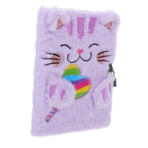 LIFKOME Fluffy Cartoon Katzen Notizbuch mit Schloss Süßes Tagebuch und Schreibblock für Lila mit Blanko Seiten für Zeichnen und Kreative Notizen LIFKOME Fluffy Cartoon Katzen Notizbuch mit Schloss Süßes Tagebuch und Schreibblock für Lila mit Blanko Seiten für Zeichnen und Kreative Notizen von LIFKOME