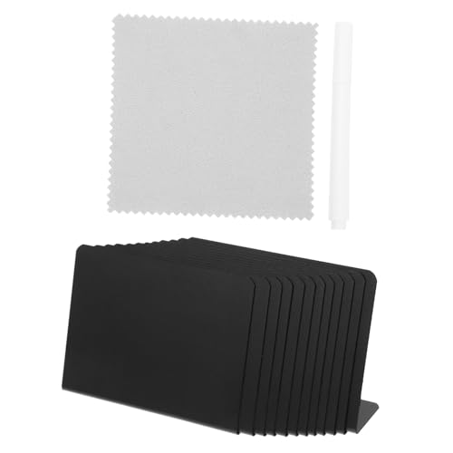 LIFKOME Förmige Tafelschilder mit Abwischbarer Oberfläche Wiederverwendbare Preisschilder für Buffet Laden und Bäckerei Vielseitige Tischtafeln für Beschriftung und Produktinformationen von LIFKOME