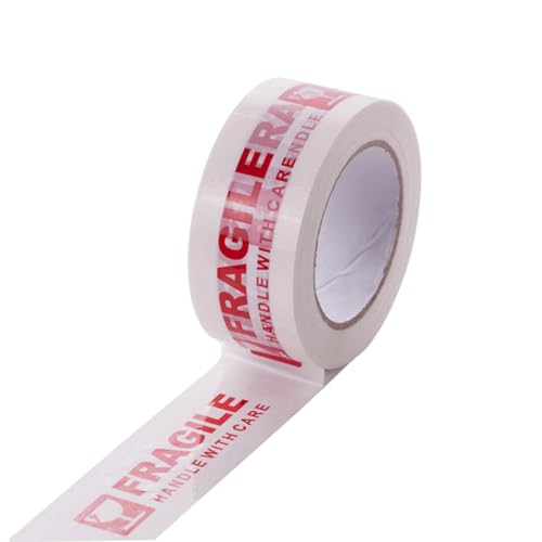 LIFKOME Fragile Warning Sticker Selbstklebend mit Klarem Starkes Warnetikett für Versandkartons Umzug und Sichere Verpackung Einsetzbar für Koffer Pakete und Kartons von LIFKOME