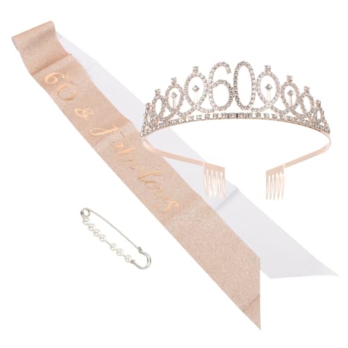 LIFKOME Geburtstags Schärpe und Set Damen Teilig Dekorative Schulterbänder und Funkelnde Krone Wiederverwendbar Komfortabel Partydeko für Geburtstag Festliche Accessoires LIFKOME Geburtstags Schärpe und Set Damen Teilig Dekorative Schulterbänder und Funkelnde Krone Wiederverwendbar Komfortabel Partydeko für Geburtstag Festliche Accessoires von LIFKOME