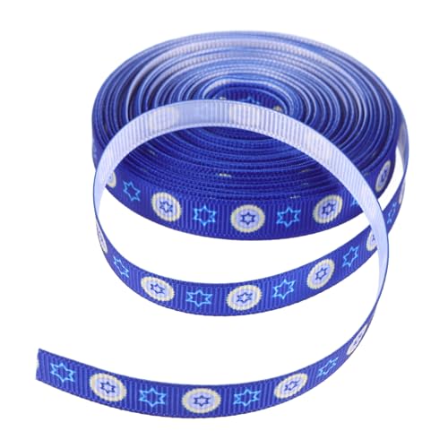 LIFKOME Geschenkband Stoffband Breit Dekoratives Schleifenband für Geschenkverpackung DIY Haarschmuck Hanukkah Bastelband Langlebig und Vielseitig Verwendbar LIFKOME Geschenkband Stoffband Breit Dekoratives Schleifenband für Geschenkverpackung DIY Haarschmuck Hanukkah Bastelband Langlebig und Vielseitig Verwendbar von LIFKOME