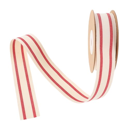 LIFKOME Gestreiftes Baumwollband Doppelseitig Gewebt Reißfestes Natur Band für Geschenkverpackung DIY Basteln Hochzeiten Geburtstage Valentinstag Vielseitiges Dekoband LIFKOME Gestreiftes Baumwollband Doppelseitig Gewebt Reißfestes Natur Band für Geschenkverpackung DIY Basteln Hochzeiten Geburtstage Valentinstag Vielseitiges Dekoband von LIFKOME