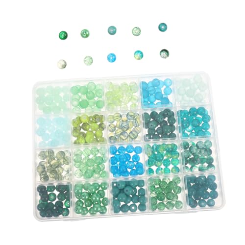 LIFKOME Glasperlen Grün Große Loch Schmuckperlen für DIY Armbänder Halsketten Frühling Sommer Basteln Aufbewahrungsbox LIFKOME Glasperlen Grün Große Loch Schmuckperlen für DIY Armbänder Halsketten Frühling Sommer Basteln Aufbewahrungsbox von LIFKOME