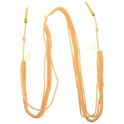 LIFKOME Goldene Achselschnur Für Offiziere Geflochtene Schulterkordel Retro Aiguillette Aus Polyester Dekoration Für Kostüm Uniform Und Bühnenauftritte Für Cosplay Und Formelle von LIFKOME