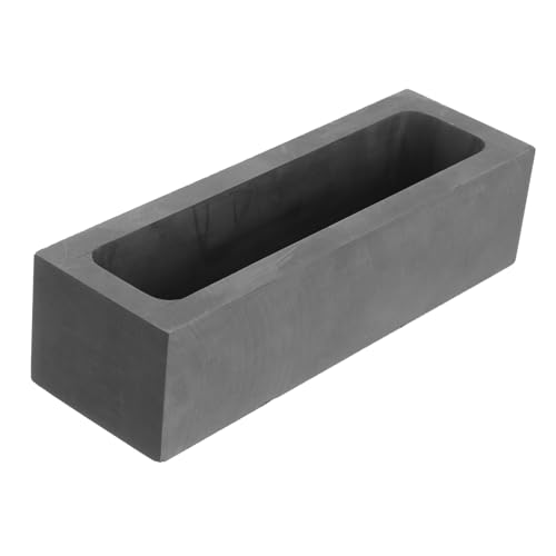 LIFKOME Graphit Schmelztiegel Gießform Hochdicht Barrenform für Gold Silber Metall Schmuckschmelzen Refining von LIFKOME