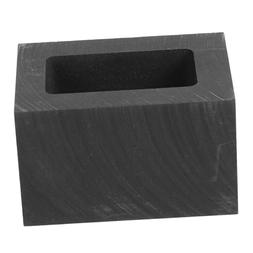 LIFKOME Graphitbarrenform Gießform aus Hochreinem Hitzebeständigem Graphit für Zinklegierungen Gold Silber Kupfer Messing Gleichmäßige Wärmeverteilung Glatte Oberfläche Einfache von LIFKOME