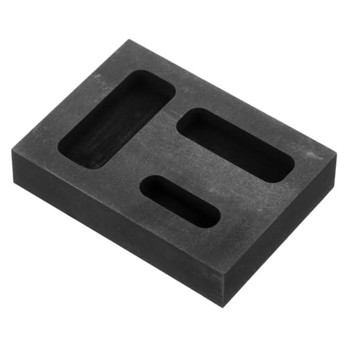 LIFKOME Graphitform Gussform für Metallgießen Hitzebeständig Verschleißfest für Metallbarren und Schmuckherstellung Effiziente Schmelzgussform für Präzises Gießen von LIFKOME