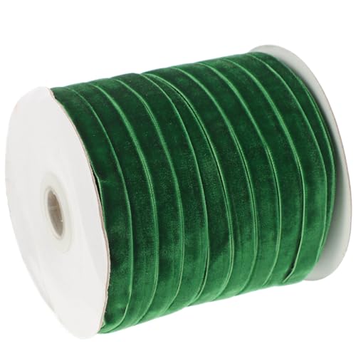 LIFKOME Grünes Samtband Breit Strapazierfähiges DIY Geschenkband für Schleifen Haar Bastelaccessoires Vielseitig für Hochzeitsdeko Geschenkverpackung Partydekoration LIFKOME Grünes Samtband Breit Strapazierfähiges DIY Geschenkband für Schleifen Haar Bastelaccessoires Vielseitig für Hochzeitsdeko Geschenkverpackung Partydekoration von LIFKOME