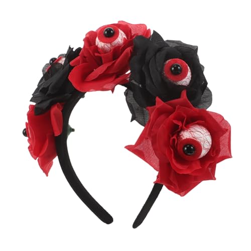 LIFKOME Gruseliges Halloween Haarreif mit Augenrose Leichtes Wiederverwendbares Kunstblumen Haarband für Frauen und Teens Perfektes Party und Kostümzubehör für Horror und Geisterhaus LIFKOME Gruseliges Halloween Haarreif mit Augenrose Leichtes Wiederverwendbares Kunstblumen Haarband für Frauen und Teens Perfektes Party und Kostümzubehör für Horror und Geisterhaus von LIFKOME