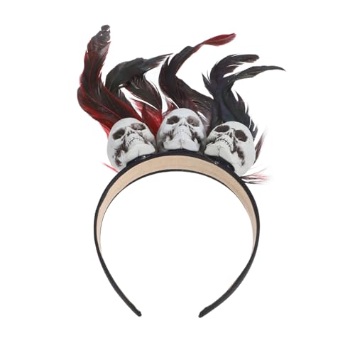LIFKOME Halloween Haarband mit Kunstfedern und Party Kopfschmuck für Erwachsene für Kostümpartys und Bühnenaufführungen Rot Schwarz LIFKOME Halloween Haarband mit Kunstfedern und Party Kopfschmuck für Erwachsene für Kostümpartys und Bühnenaufführungen Rot Schwarz von LIFKOME