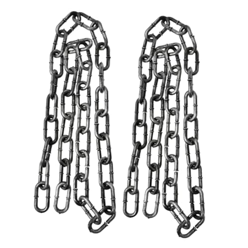 LIFKOME Halloween-Ketten Aus Kunststoff Abnehmbar Für Kostüm-Accessoires Und Dekoration Realistische Gefängnisketten-attrappen LIFKOME Halloween-Ketten Aus Kunststoff Abnehmbar Für Kostüm-Accessoires Und Dekoration Realistische Gefängnisketten-attrappen von LIFKOME