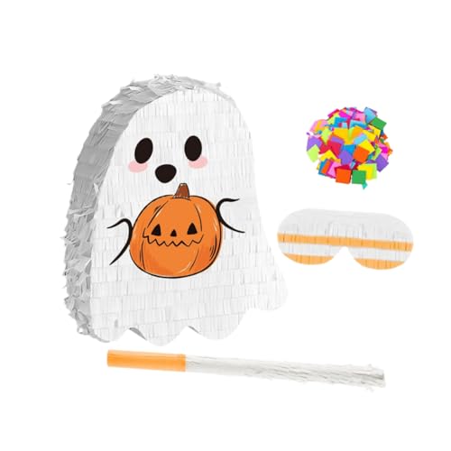 LIFKOME Halloween Pinata mit Geisterdesign Robuste Papierpinata für Süßigkeiten Farbenfrohe Partydekoration für Indoor und Outdoor Halloween Feiern Klassische und Auffälliger Hingucker LIFKOME Halloween Pinata mit Geisterdesign Robuste Papierpinata für Süßigkeiten Farbenfrohe Partydekoration für Indoor und Outdoor Halloween Feiern Klassische und Auffälliger Hingucker von LIFKOME