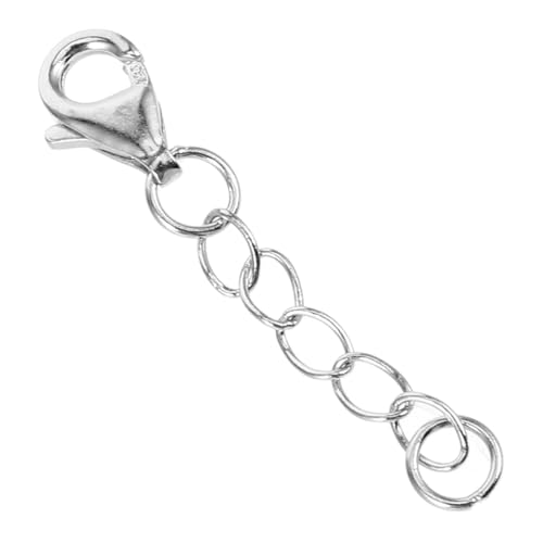 LIFKOME Halsketten Und Armbandverlängerungskette Mit Karabinerverschluss DIY Anpassbare Kette Verlängerungskette Für Schmuckherstellung Für Halsketten Und Armbänder von LIFKOME