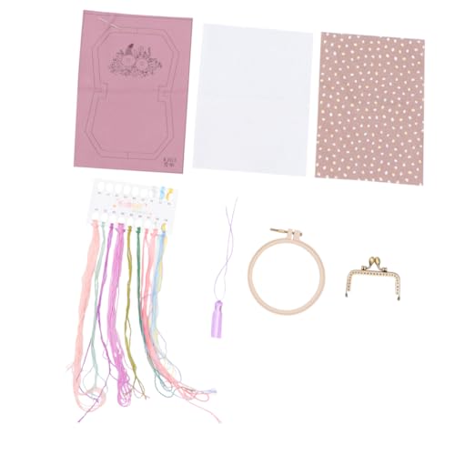 LIFKOME Handgefertigte Sticktasche für Erwachsene Diy Stickset für Anfänger Hochwertiges Baumwollmaterial Lila Hochwertiger Nähwerkzeuge und Wunderschöner Blumendekoration LIFKOME Handgefertigte Sticktasche für Erwachsene Diy Stickset für Anfänger Hochwertiges Baumwollmaterial Lila Hochwertiger Nähwerkzeuge und Wunderschöner Blumendekoration von LIFKOME