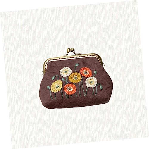 LIFKOME Handgemachtes Stickset für Anfänger DIY Stoff stickerei Geldbörse mit Schlossrahmen Nadel und Wollzubehör für Frauen und Mädchen Blumenmuster Europäischer Stil LIFKOME Handgemachtes Stickset für Anfänger DIY Stoff stickerei Geldbörse mit Schlossrahmen Nadel und Wollzubehör für Frauen und Mädchen Blumenmuster Europäischer Stil von LIFKOME