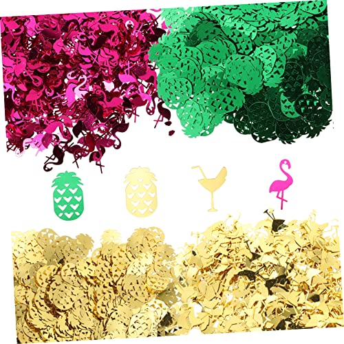 LIFKOME Hawaiian Party Konfetti Tischdeko mit Ananas Gläsern und Flamingos für Hochzeit Geburtstag Sommerfeiern Bunte PVC Pailletten für Kreative Dekoideen LIFKOME Hawaiian Party Konfetti Tischdeko mit Ananas Gläsern und Flamingos für Hochzeit Geburtstag Sommerfeiern Bunte PVC Pailletten für Kreative Dekoideen von LIFKOME