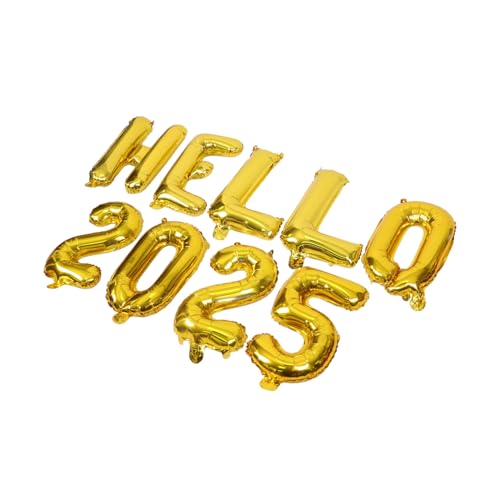 LIFKOME Hello Aluminium Folienballon Set Neujahrs und Abschlussfeier Dekorationen Langlebige und Farbenfrohe Ballons für Foto Requisiten und Festliche Anlässe LIFKOME Hello Aluminium Folienballon Set Neujahrs und Abschlussfeier Dekorationen Langlebige und Farbenfrohe Ballons für Foto Requisiten und Festliche Anlässe von LIFKOME