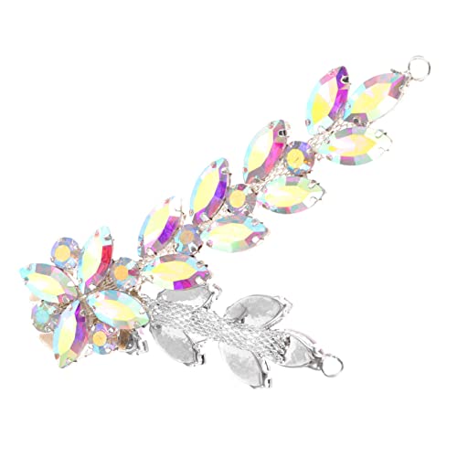 LIFKOME Hochwertiger Rhinestone Applikationsgürtel für Brautkleider Elegantes Hochzeitszubehör Vielseitig Einsetzbar für Kleidung Schuhe und Haarschmuck von LIFKOME
