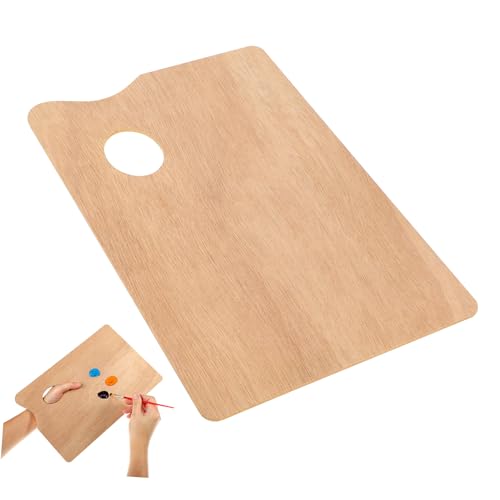 LIFKOME Holzpalette Vintage Malpalette mit Daumenloch Ölbeschichtet für Öl und Acrylmalerei Kunstbedarf für Künstler und Hobbyisten Quadratische Mischpalette LIFKOME Holzpalette Vintage Malpalette mit Daumenloch Ölbeschichtet für Öl und Acrylmalerei Kunstbedarf für Künstler und Hobbyisten Quadratische Mischpalette von LIFKOME