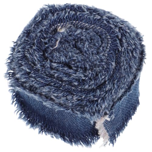 LIFKOME Jeansband Breit Dekoratives Geschenkband für DIY Basteln Vielseitiges Verpackungsband für Geschenkverpackungen Party Festdeko Tiefblaue Stoffschleife LIFKOME Jeansband Breit Dekoratives Geschenkband für DIY Basteln Vielseitiges Verpackungsband für Geschenkverpackungen Party Festdeko Tiefblaue Stoffschleife von LIFKOME