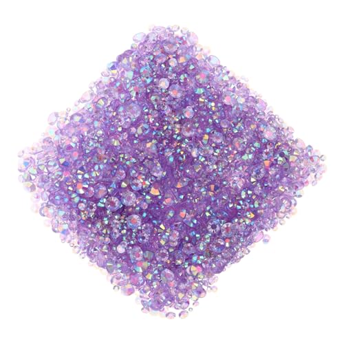 LIFKOME Jelly Resin Flatback Rhinestones Mix Farbverlauf Flieder Nail Charms für DIY Nail Art Scrapbooking Telefonhüllen Dekoration von LIFKOME