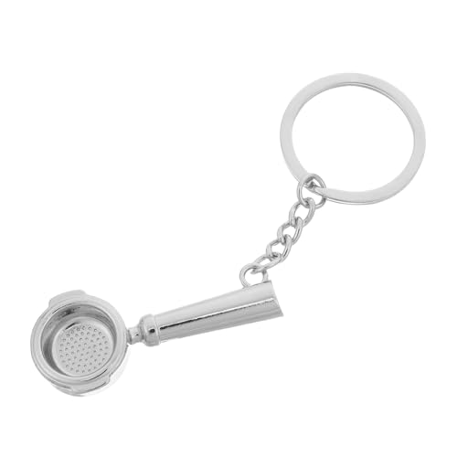 LIFKOME Kaffeethema Schlüsselbund Metallauto Key Ring Kaffeewerkzeuge Schlüsselhaltergeschäft Feier Souvenir Polished Bag Kaffee Charme Schlüsselbund von LIFKOME