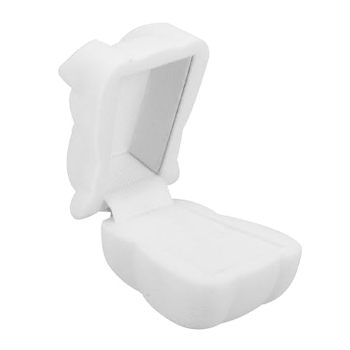 LIFKOME Kasten Bär Schmuckschatulle Ringschachtel Schmuckorganisator Bärenförmige Ringdisplaybox schmuckkästen Hochzeitsschmuckbox Ringhalter tragen Geschenkboxen Beflockung Weiß LIFKOME Kasten Bär Schmuckschatulle Ringschachtel Schmuckorganisator Bärenförmige Ringdisplaybox schmuckkästen Hochzeitsschmuckbox Ringhalter tragen Geschenkboxen Beflockung Weiß von LIFKOME