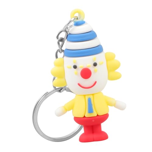 LIFKOME Kleiner Clown Schlüsselanhänger Figur Anhänger Cartoon Design Modisch für Taschen Rucksäcke Geldbörsen Damen Karneval Accessoire LIFKOME Kleiner Clown Schlüsselanhänger Figur Anhänger Cartoon Design Modisch für Taschen Rucksäcke Geldbörsen Damen Karneval Accessoire von LIFKOME