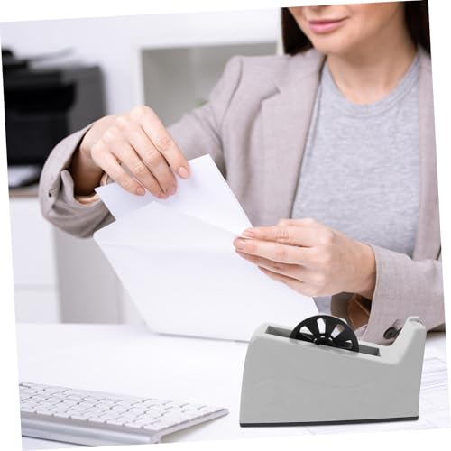 LIFKOME Kleiner Tape Dispenser mit Rutschfester Basis Stabiler Tisch klebebandhalter für Büro Präziser Cutter Langlebiger Klebebandabroller für Sauberes Arbeiten von LIFKOME