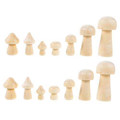 LIFKOME Kleines Pilz dekor Unbehandeltem Holz Langlebige Miniaturfiguren für DIY mikrolandschaft Naturgetreue Pilz dekorationen für Garten Tisch und Kreative Bastelprojekte LIFKOME Kleines Pilz dekor Unbehandeltem Holz Langlebige Miniaturfiguren für DIY mikrolandschaft Naturgetreue Pilz dekorationen für Garten Tisch und Kreative Bastelprojekte von LIFKOME